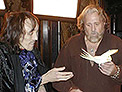 With Dan Haggerty in the set of The North Wind